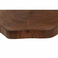 Promo 😍 15 in. L x 1.5 in. Thick Live Edge Round Acacia Round Wooden Cutting Board by MSI ⭐ -Cutlery Sales acacia brown msi cutting boards wsl acacia15x15 1f 1000
