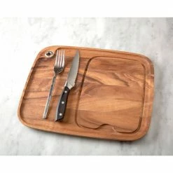 Best Sale 😀 Steak Plate by Ironwood ❤️ -Cutlery Sales acacia wood cutting boards 28101 44 1000
