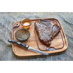 Best Sale 😀 Steak Plate by Ironwood ❤️ -Cutlery Sales acacia wood cutting boards 28101 4f 1000