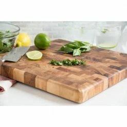 Buy ⭐ Square End Grain Chef's Board by Ironwood 💯 -Cutlery Sales acacia wood ironwood cutting boards 28218 31 1000
