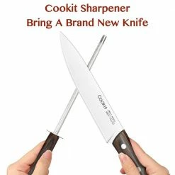 Cheapest 🎁 Cookit 15-Piece Wooden Handle Stainless Steel Blade Kitchen Knife Set with Wooden Block Holder and Manual Sharpener by AndMakers 👏 15 Cheapest 🎁 Cookit 15-Piece Wooden Handle Stainless Steel Blade Kitchen Knife Set with Wooden Block Holder and Manual Sharpener by AndMakers 👏 -Cutlery Sales andmakers knife sets rb kk202 76 1000