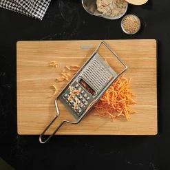 Coupon ⭐ Quatrus 17.4 in. x 11.4 in. Rectangular Wood Cutting Board by Blanco 💯 -Cutlery Sales ash blanco cutting boards 231609 1f 1000