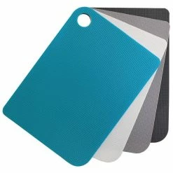 Best deal 💯 Easy Chop 4-Piece Cutting Mat Set in Assorted Colors by Oster 🌟 -Cutlery Sales assorted oster cutting boards 985118077m 4f 1000