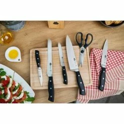 Discount 🤩 Brenta 7-Piece Stainless Steel German Knife Block Set by Ballarini 😉 -Cutlery Sales ballarini knife sets 18540 007 1f 1000