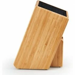 Budget 🧨 10 in. Universal-Size Knife Bamboo Storage 5.5 in. x 5.5 in. x 10 in. by Cook N Home 🎉 -Cutlery Sales bamboo cook n home knife blocks storage 02666 1f 1000