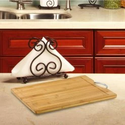 Cheap ⭐ Bamboo Cutting Board with Handle by Home Basics 🌟 -Cutlery Sales bamboo home basics cutting boards cb44253 4f 1000