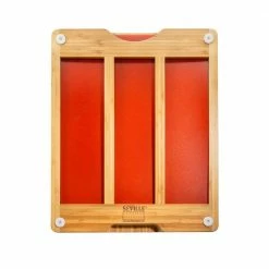 Best deal 😍 1-Piece Bamboo Cutting Board with 7-Color-Coded Food Icon Flexible Cutting Mat Set by Seville Classics 😀 -Cutlery Sales bamboo seville classics cutting boards bmb17076 66 1000