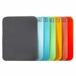 Best deal 😍 1-Piece Bamboo Cutting Board with 7-Color-Coded Food Icon Flexible Cutting Mat Set by Seville Classics 😀 -Cutlery Sales bamboo seville classics cutting boards bmb17076 77 1000