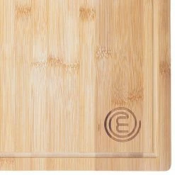 Budget 🥰 Extra-Large 12 in x 18 in Bamboo Cutting Board by MASTERCHEF ⭐ -Cutlery Sales beige masterchef cutting boards vrd209102110 4f 1000