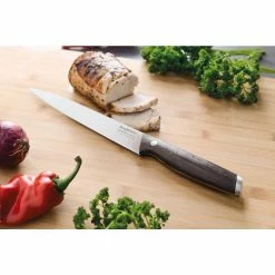 Cheapest 🛒 Essentials Rosewood 8 in. Stainless Steel Carving Knife by BergHOFF 🔔 -Cutlery Sales berghoff carving knives 1307155 31 1000