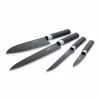 New 🛒 Essentials 4-Piece in Black Ceramic 🧥 Coated Steel Knife Set by BergHOFF 🧨 -Cutlery Sales berghoff knife sets 1304003 64 1000