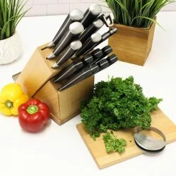 Best Pirce 🌟 Smart Knife 20-Piece Forged Knife Set with Block by BergHOFF 😀 -Cutlery Sales berghoff knife sets 2211131 31 1000
