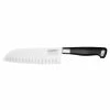 Coupon 👏 Essentials Gourmet 7 in. Stainless Steel Full Tang Scalloped Santoku Knife by BergHOFF 💯 -Cutlery Sales berghoff santoku knives 1399692 64 1000