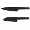 Budget 😀 Ron 2-Piece Chef and Santoku Knife Set by BergHOFF 😀 -Cutlery Sales berghoff santoku knives 2212119 64 1000