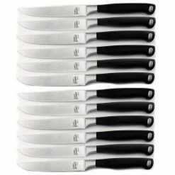 Brand new 👏 Bistro 6 in. Stainless Steel Steak Knife (Set of 12) by BergHOFF 🥰