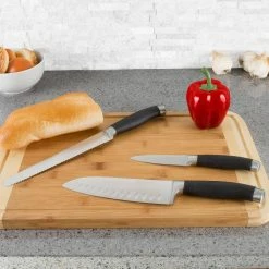 Flash Sale 🎁 15-Piece Stainless Steel Knife Set with Wooden Block by Unbranded ✨ -Cutlery Sales black knife blocks storage 751676cpj 44 1000