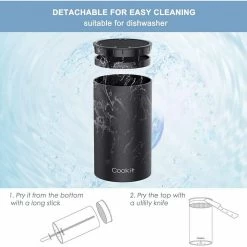 Best deal ⭐ 14-Knife Universal Plastic Single Barrel Double-Layer Wavy Design Knife Block by cadeninc 😀 10 Best deal ⭐ 14-Knife Universal Plastic Single Barrel Double-Layer Wavy Design Knife Block by cadeninc 😀 -Cutlery Sales black knife blocks storage rain lqd7 h2ly 4f 1000