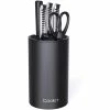 Best deal ⭐ 14-Knife Universal Plastic Single Barrel Double-Layer Wavy Design Knife Block by cadeninc 😀 -Cutlery Sales black knife blocks storage rain lqd7 h2ly 64 1000