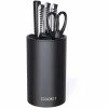 Promo 😀 12-Knife Polypropylene Storage Knife Block with Scissors Slot by Tileon 💯 -Cutlery Sales black tileon knife blocks storage aybszhd1401 64 1000