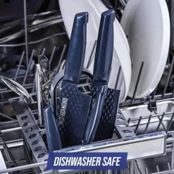 Outlet 🥰 Sharp Stone Nonstick 14-Piece Stainless Steel Knife Block Set by Blue Diamond 🧨 -Cutlery Sales blue diamond knife sets cc006087 001 31 1000