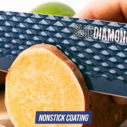 Outlet 🥰 Sharp Stone Nonstick 14-Piece Stainless Steel Knife Block Set by Blue Diamond 🧨 -Cutlery Sales blue diamond knife sets cc006087 001 76 1000