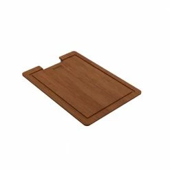Flash Sale 🤩 17.5 in. x 11.8 in. Rectangle Hardwood Cutting Board with Handle for Workstation Sink by BOCCHI 🔥