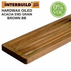 Best Sale โญ Solid Acacia 20 in. L x 6 in. D x 1 in. T, Butcher Block Chopping Board, Brown by Interbuild ๐
