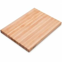Cheap 🌟 24 in. x 18 in. Edge Grain Maple Wood Reversible Cutting Board Block by JOHN BOOS 🎁