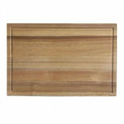 Wholesale ⭐ Archer 18 in. x 12 in. Rectangle Acacia Wood Edge Grain Cutting Board with Groove Handles by KENMORE 🔥 -Cutlery Sales brown kenmore cutting boards 985114291m 76 1000