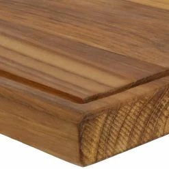 Outlet 🥰 20 in. x 15 in. Rectangle Wooden Teak End Grain Cutting Board with Cured Beeswax Finish by Sunnydaze Decor ❤️ -Cutlery Sales brown sunnydaze decor cutting boards jva 391 4f 1000