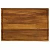 Outlet 🥰 20 in. x 15 in. Rectangle Wooden Teak End Grain Cutting Board with Cured Beeswax Finish by Sunnydaze Decor ❤️ -Cutlery Sales brown sunnydaze decor cutting boards jva 391 64 1000