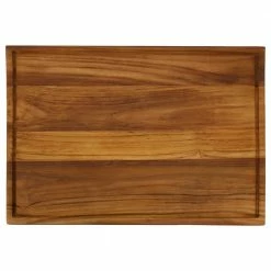 Outlet 🥰 20 in. x 15 in. Rectangle Wooden Teak End Grain Cutting Board with Cured Beeswax Finish by Sunnydaze Decor ❤️