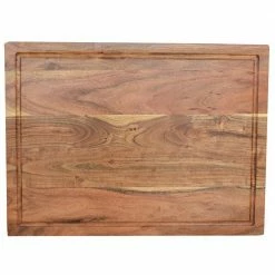 Outlet 🎁 24 in. x 18 in. Acacia Wood Cutting Board by AmeriHome ✔️ -Cutlery Sales brown tan amerihome cutting boards 806922 4f 1000