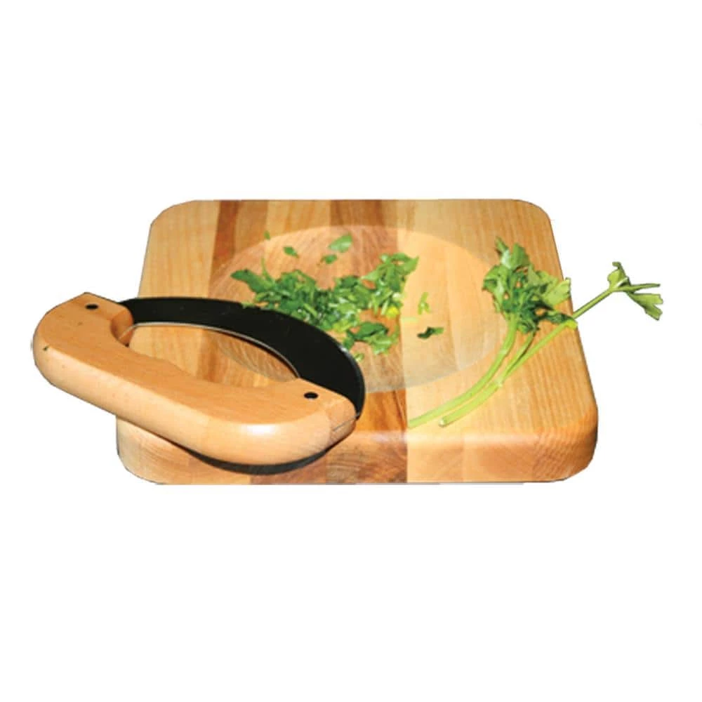 Promo 🌟 8 in. Chopping Board With Mezzaluna by Catskill Craftsmen 🔥 4 Promo 🌟 8 in. Chopping Board With Mezzaluna by Catskill Craftsmen 🔥 - Image 2