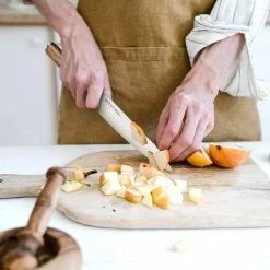 Promo ✨ 8 in. Damascus High Carbon Steel Partial Tang Chef's Knife by Movisa 👏 -Cutlery Sales chef s knives mvdjs013 31 1000