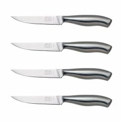 Cheap 🎉 Insignia 4.5 in. Stainless Steel full tang Steak knife 4-pc Set by Chicago Cutlery 👍