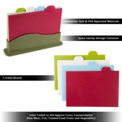 Top 10 ❤️ 5-Piece Plastic Cutting Board Set by Classic Cuisine ❤️ -Cutlery Sales classic cuisine cutting boards m030203 4f 1000