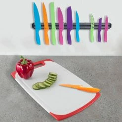 Top 10 👏 10-Piece Stainless-Steel Cutting Knives with Magnetic Knife Holder and 3-Pack Plastic Cutting Boards by Classic Cuisine 👏 -Cutlery Sales classic cuisine knife sets sh bund178 44 1000