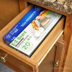 Cheap 🥰 E-Z Board Plastic Disposable Cutting Boards, 50 sq. ft. by Mind Reader 👏 -Cutlery Sales clear mind reader cutting boards dcb202pk clr 31 1000