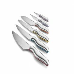 New ๐คฉ Classic Color Band 12-Piece Stainless Knife Set by Cuisinart โญ