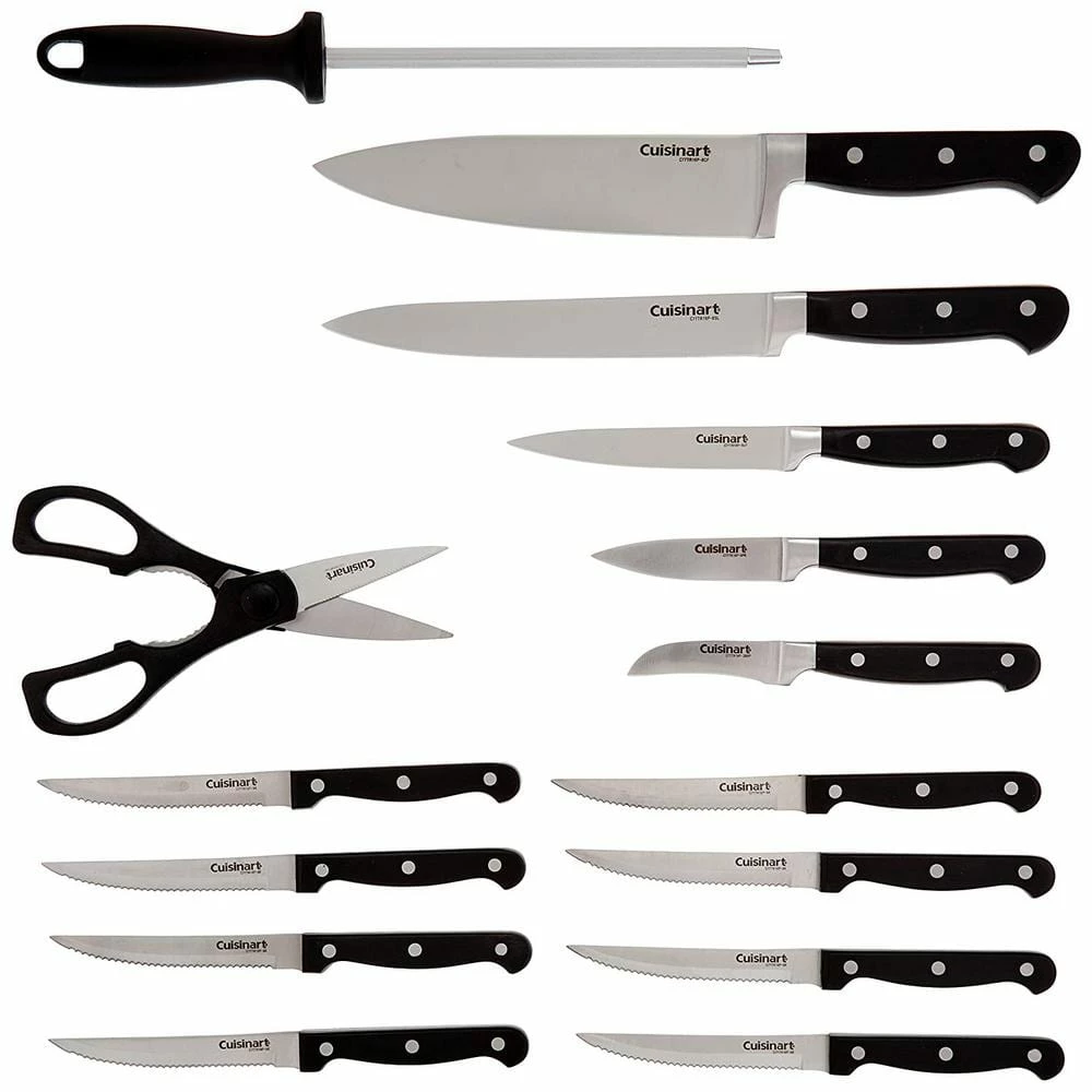 Cheapest ๐ Triple Rivet 15-Piece Knife Set with Block by Cuisinart โค๏ธ 4 Cheapest ๐ Triple Rivet 15-Piece Knife Set with Block by Cuisinart โค๏ธ - Image 2