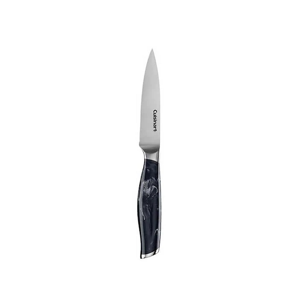 Outlet ⭐ 3.5 in. Stainless Steel Full Tang with Marble Handle Non-Stick Edgar Paring Knife by Cuisinart 😀 3 Outlet ⭐ 3.5 in. Stainless Steel Full Tang with Marble Handle Non-Stick Edgar Paring Knife by Cuisinart 😀