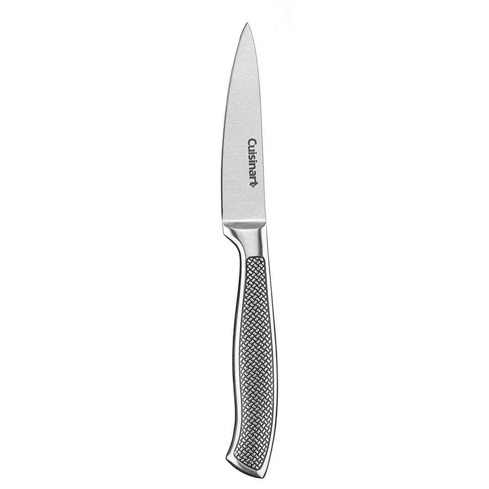 Best Sale ⌛ 3.5 in. Stainless Steel Full Tang with Textured Handle Paring Knife by Cuisinart 👍 3 Best Sale ⌛ 3.5 in. Stainless Steel Full Tang with Textured Handle Paring Knife by Cuisinart 👍