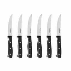 New 🔥 6-Piece Classic Triple Rivet Steak Knife Set by Cuisinart 😀