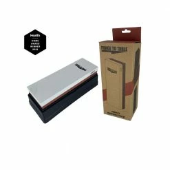 Coupon ⌛ 7 in. 3-Grit Whetstone with Angle Guide Sharpening System by Forge To Table 😀 -Cutlery Sales forge to table manual knife sharpeners 99935 fa 1000