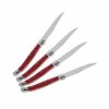 Top 10 😀 Laguiole 4-Piece Red Faux Marble Steak Knives by French Home 🎉 1 Top 10 😀 Laguiole 4-Piece Red Faux Marble Steak Knives by French Home 🎉 -Cutlery Sales french home steak knives lg017 64 1000