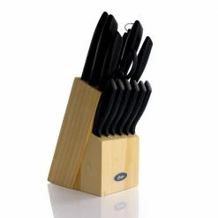 Buy ⭐ Westminster 23-Piece Carbon Stainless Steel Knife Set in Black with Kitchen Tools by GIBSON HOME 😉 -Cutlery Sales gibson home knife sets 985114931m c3 1000