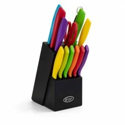 Buy 🔔 Color Vibes 14-Piece Cutlery Knife Set by GIBSON HOME 😍