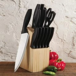 Deals 🛒 Helston 14-Piece Knife Set by Gibson 😀 -Cutlery Sales gibson knife sets 98595651m 4f 1000
