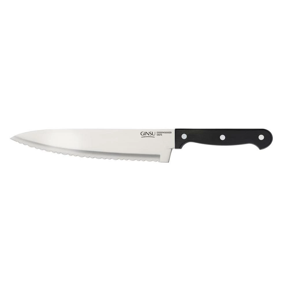 New โจ Kiso Series 6 in. Stainless Steel Full Tang Serrated Chef Knife by Ginsu ๐ 6 New โจ Kiso Series 6 in. Stainless Steel Full Tang Serrated Chef Knife by Ginsu ๐ - Image 4